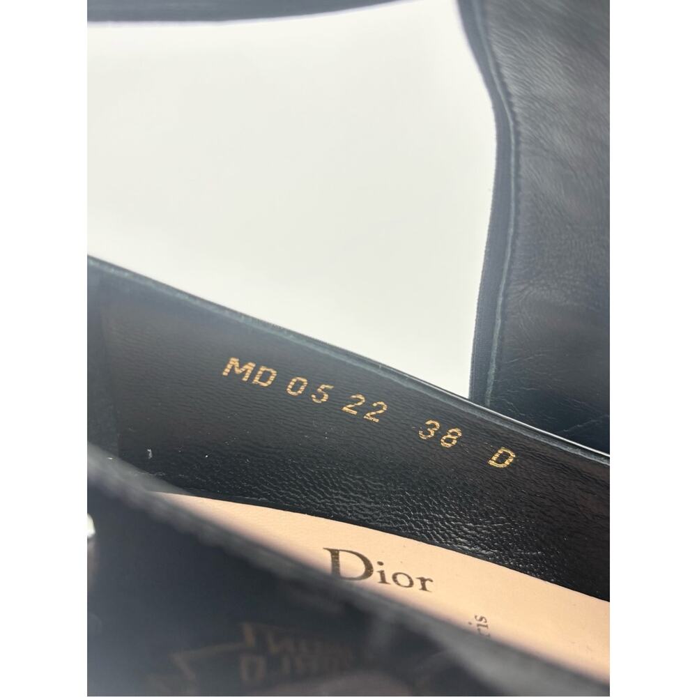 Christian Dior x Roger Vivier Black Patent Leather 62-22 Maryjane Pumps 38 - Picture 8 of 8